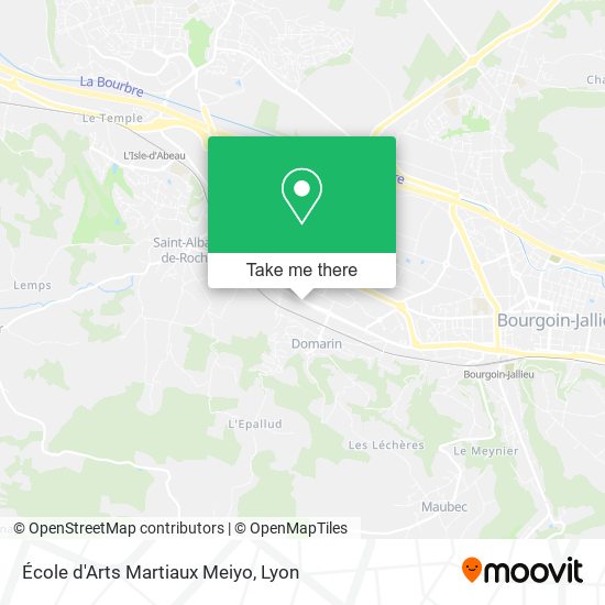École d'Arts Martiaux Meiyo map