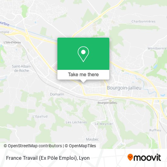 France Travail (Ex Pôle Emploi) map