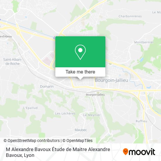 M Alexandre Bavoux Étude de Maitre Alexandre Bavoux map