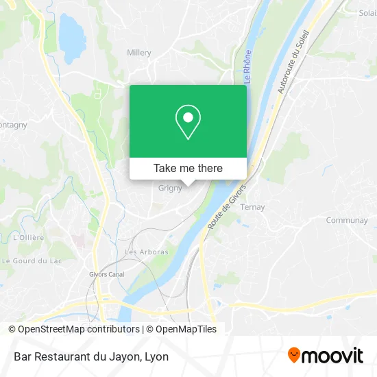 Bar Restaurant du Jayon map