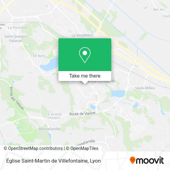 Église Saint-Martin de Villefontaine map