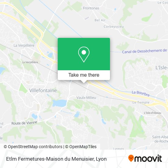 Etlm Fermetures-Maison du Menuisier map