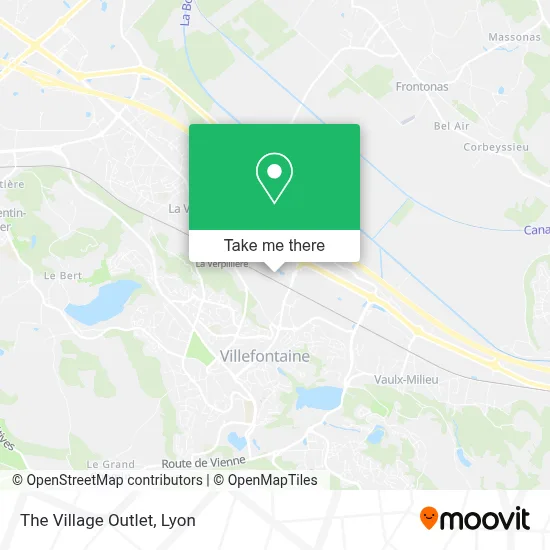 The Village Outlet map