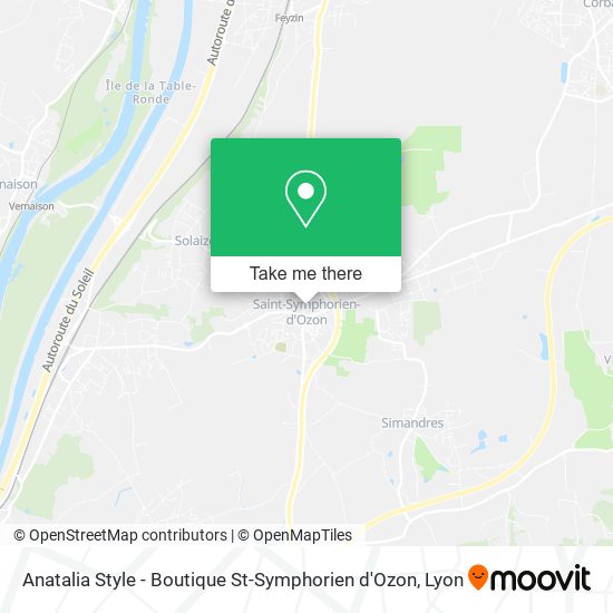 Anatalia Style - Boutique St-Symphorien d'Ozon map