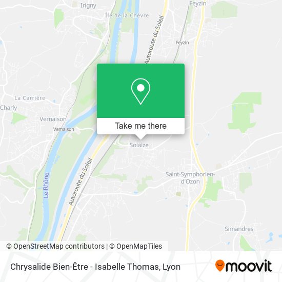 Chrysalide Bien-Être - Isabelle Thomas map
