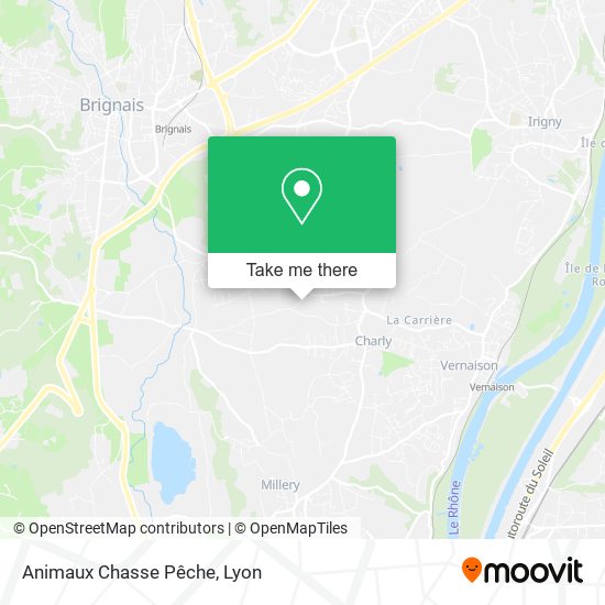 Animaux Chasse Pêche map