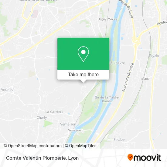 Comte Valentin Plomberie map