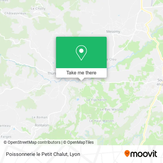Poissonnerie le Petit Chalut map