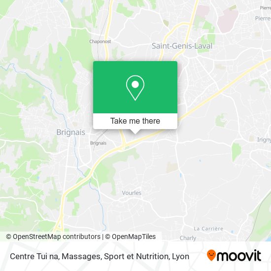 Centre Tui na, Massages, Sport et Nutrition map