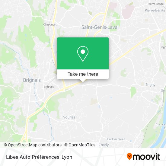 Libea Auto Préférences map