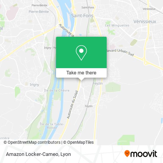 Amazon Locker-Cameo map