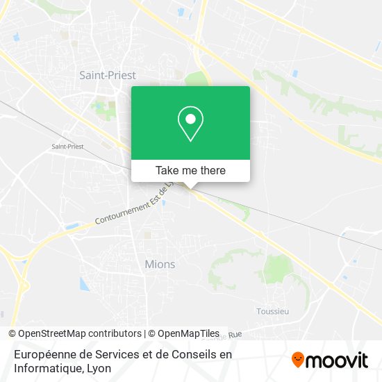 Européenne de Services et de Conseils en Informatique map