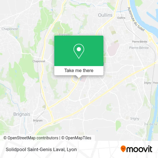 Solidpool Saint-Genis Laval map