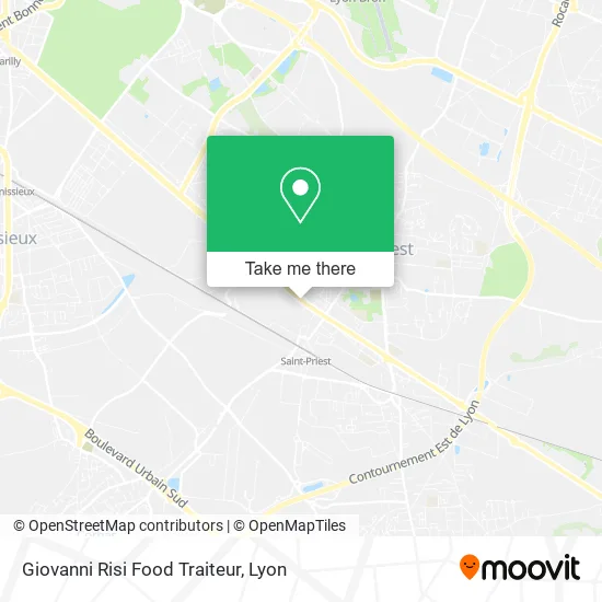 Giovanni Risi Food Traiteur map
