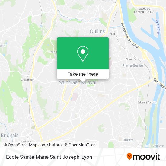 École Sainte-Marie Saint Joseph map