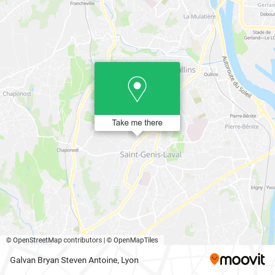 Galvan Bryan Steven Antoine map