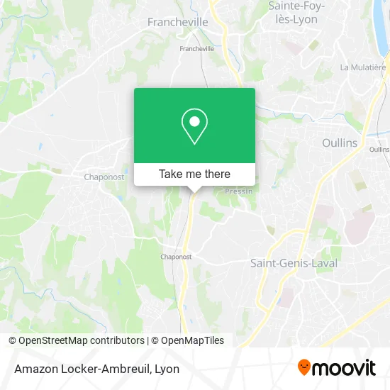 Amazon Locker-Ambreuil map