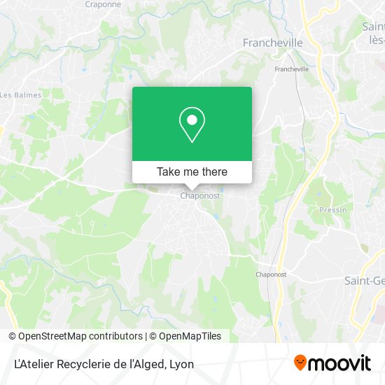 L'Atelier Recyclerie de l'Alged map