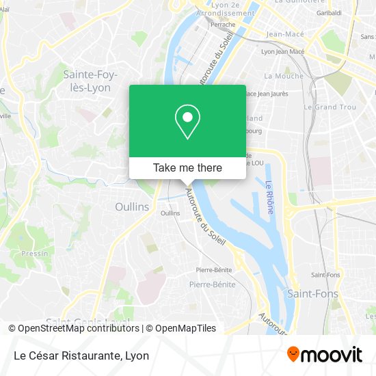 Le César Ristaurante map