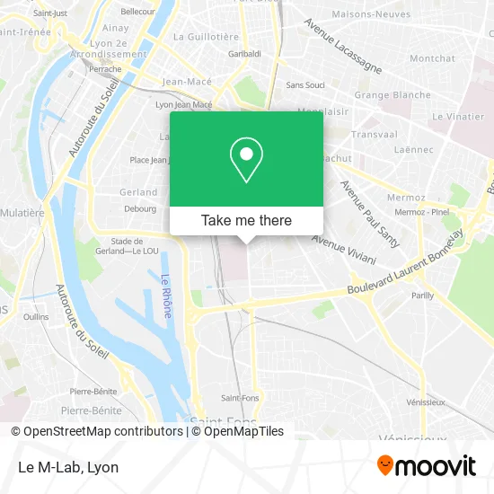 Mapa Le M-Lab