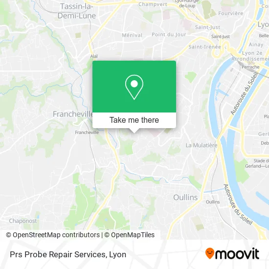 Prs Probe Repair Services map