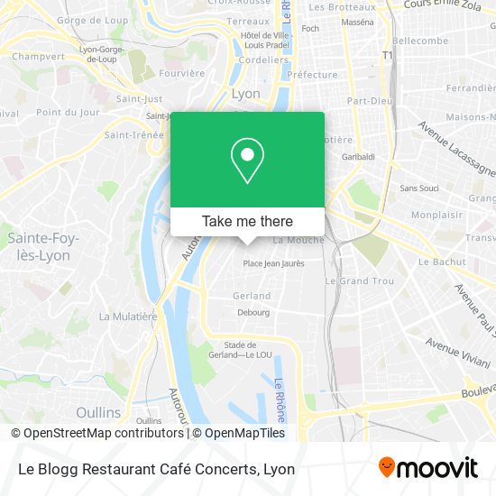 Le Blogg Restaurant Café Concerts map