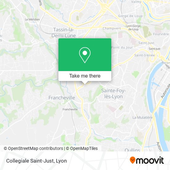 Mapa Collegiale Saint-Just