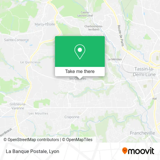 La Banque Postale map