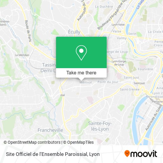 Site Officiel de l'Ensemble Paroissial map