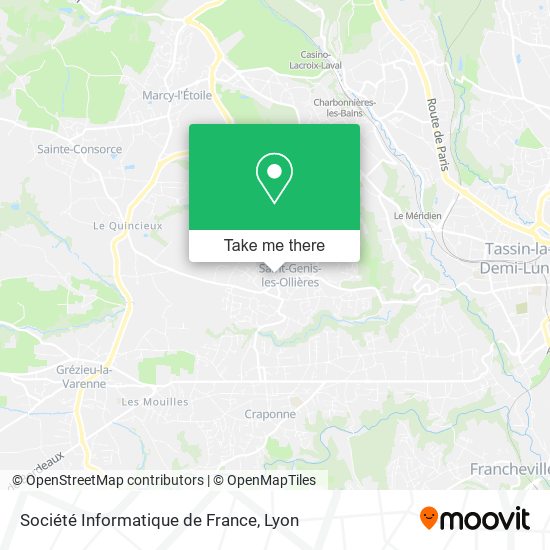 Société Informatique de France map