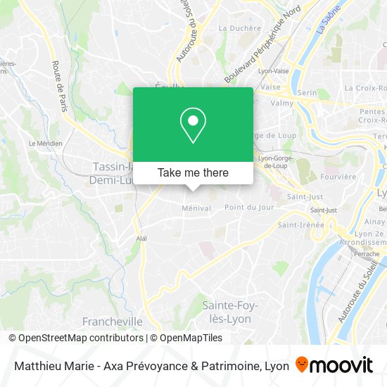 Matthieu Marie - Axa Prévoyance & Patrimoine map