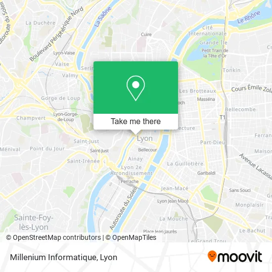 Millenium Informatique map