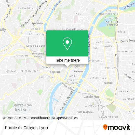 Parole de Citoyen map
