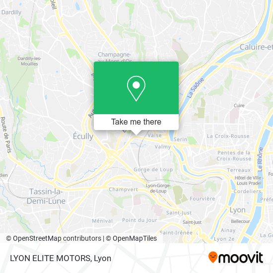 LYON ELITE MOTORS map