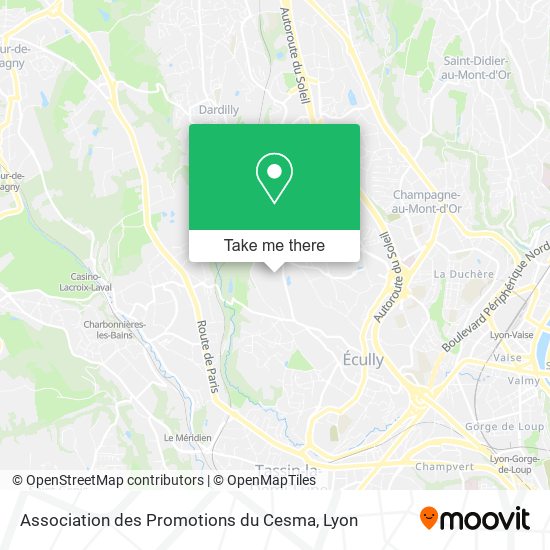 Mapa Association des Promotions du Cesma