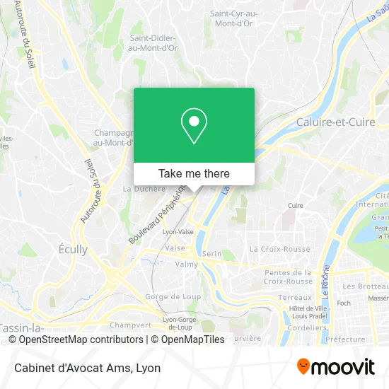 Cabinet d'Avocat Ams map