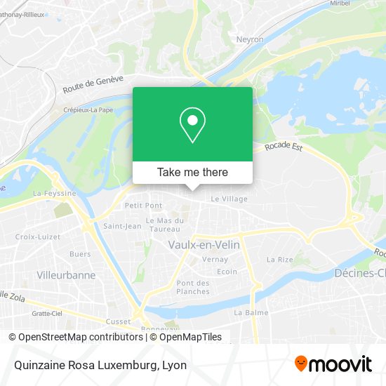 Quinzaine Rosa Luxemburg map