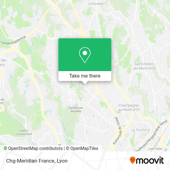 Chg-Meridian France map