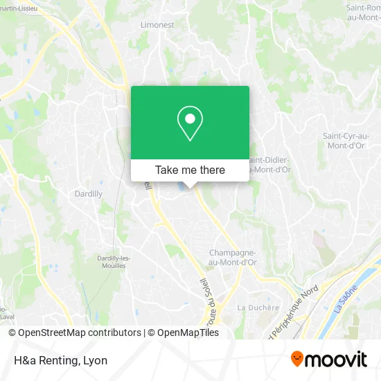 H&a Renting map