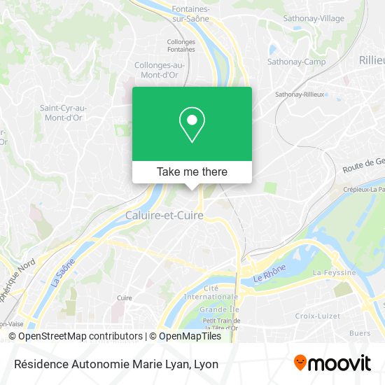 Résidence Autonomie Marie Lyan map
