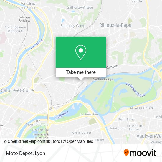 Moto Depot map