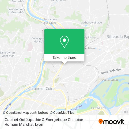 Cabinet Ostéopathie & Energétique Chinoise - Romain Marchal map
