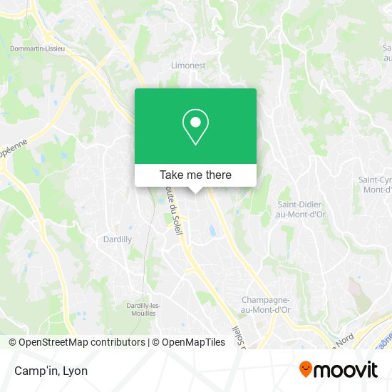 Camp'in map