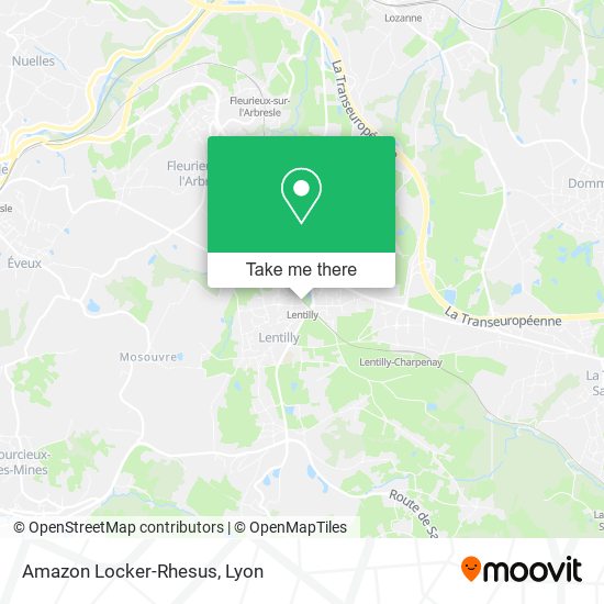 Amazon Locker-Rhesus map