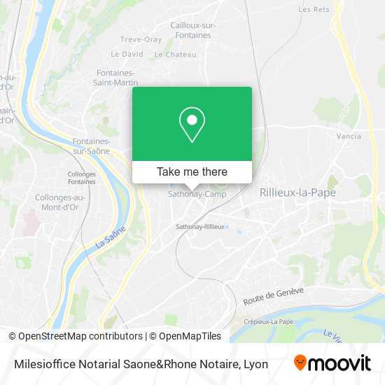 Milesioffice Notarial Saone&Rhone Notaire map