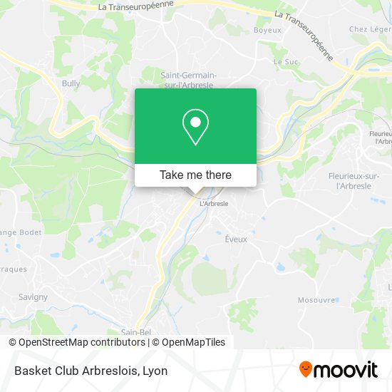 Basket Club Arbreslois map