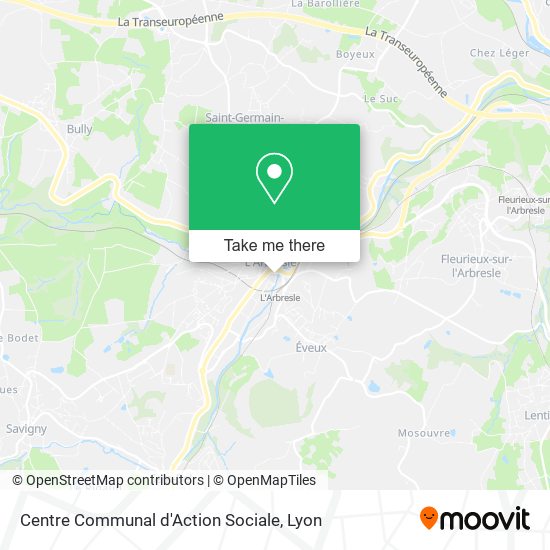 Centre Communal d'Action Sociale map