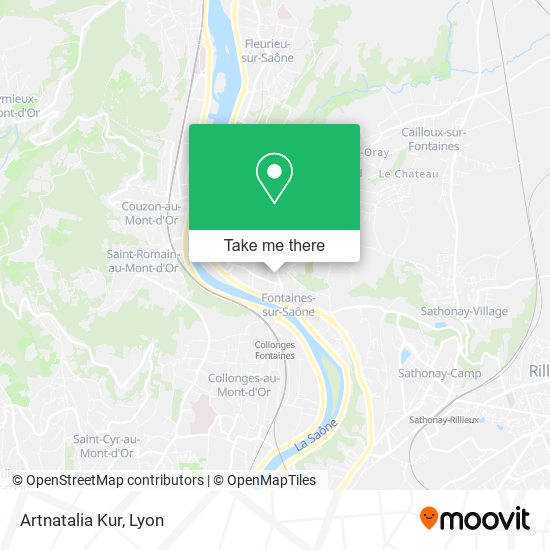 Mapa Artnatalia Kur