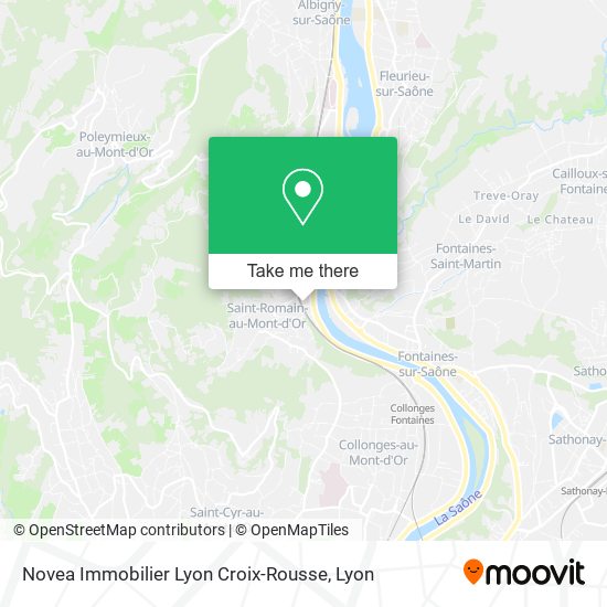 Novea Immobilier Lyon Croix-Rousse map