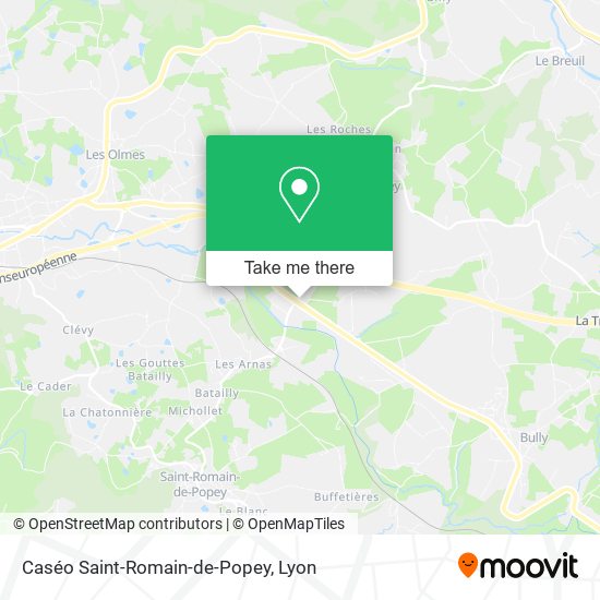 Caséo Saint-Romain-de-Popey map